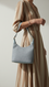 Grey Formal Shoulder Bag For Ladies P36485