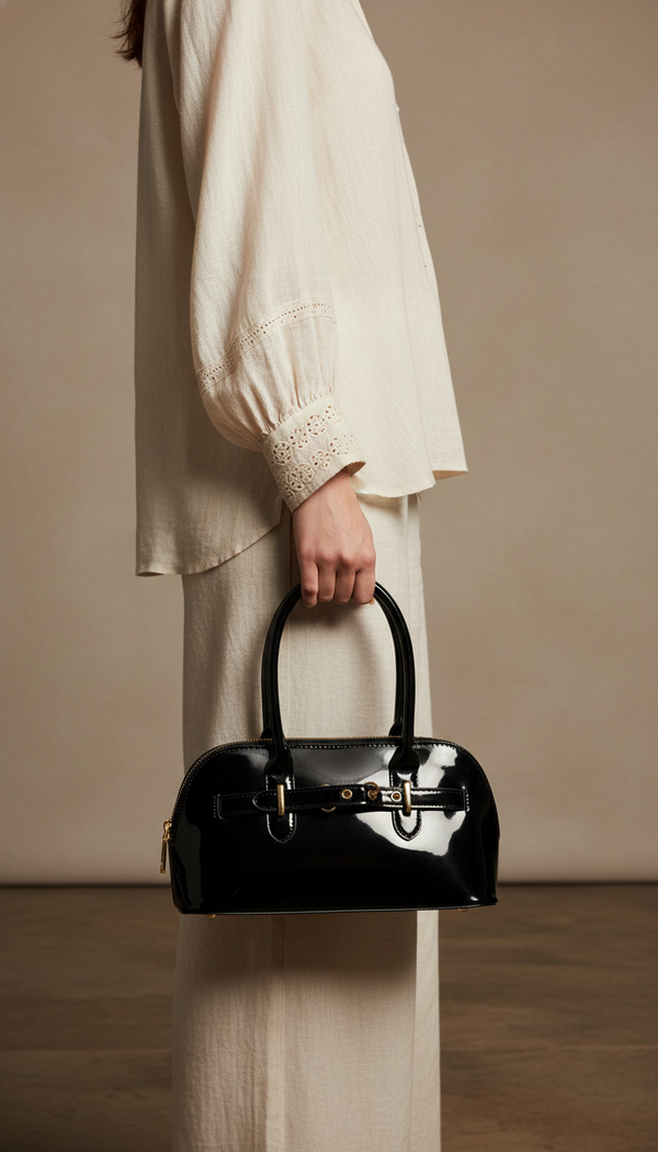 Black Formal Hand Bag For Ladies P36487