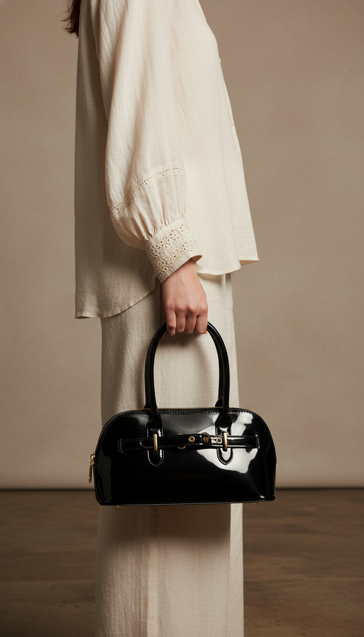 Black Formal Hand Bag For Ladies P36487