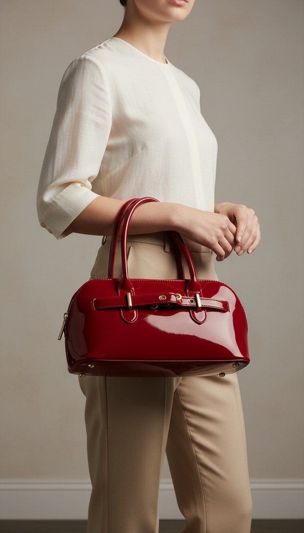 Maroon Formal Hand Bag For Ladies P36487