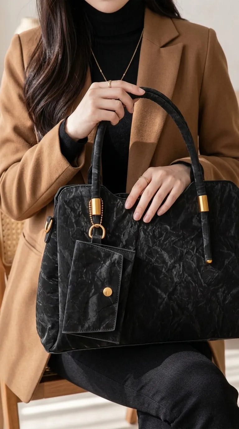 Black Formal Hand Bag For Ladies P36489