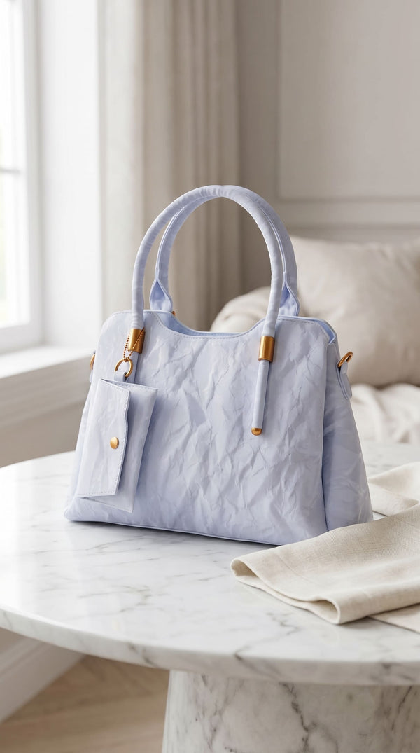Blue Formal Hand Bag For Ladies P36489