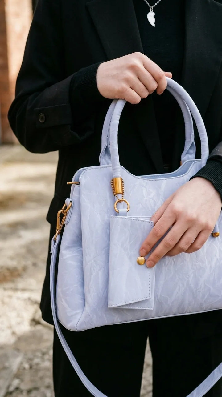 Blue Formal Hand Bag For Ladies P36489