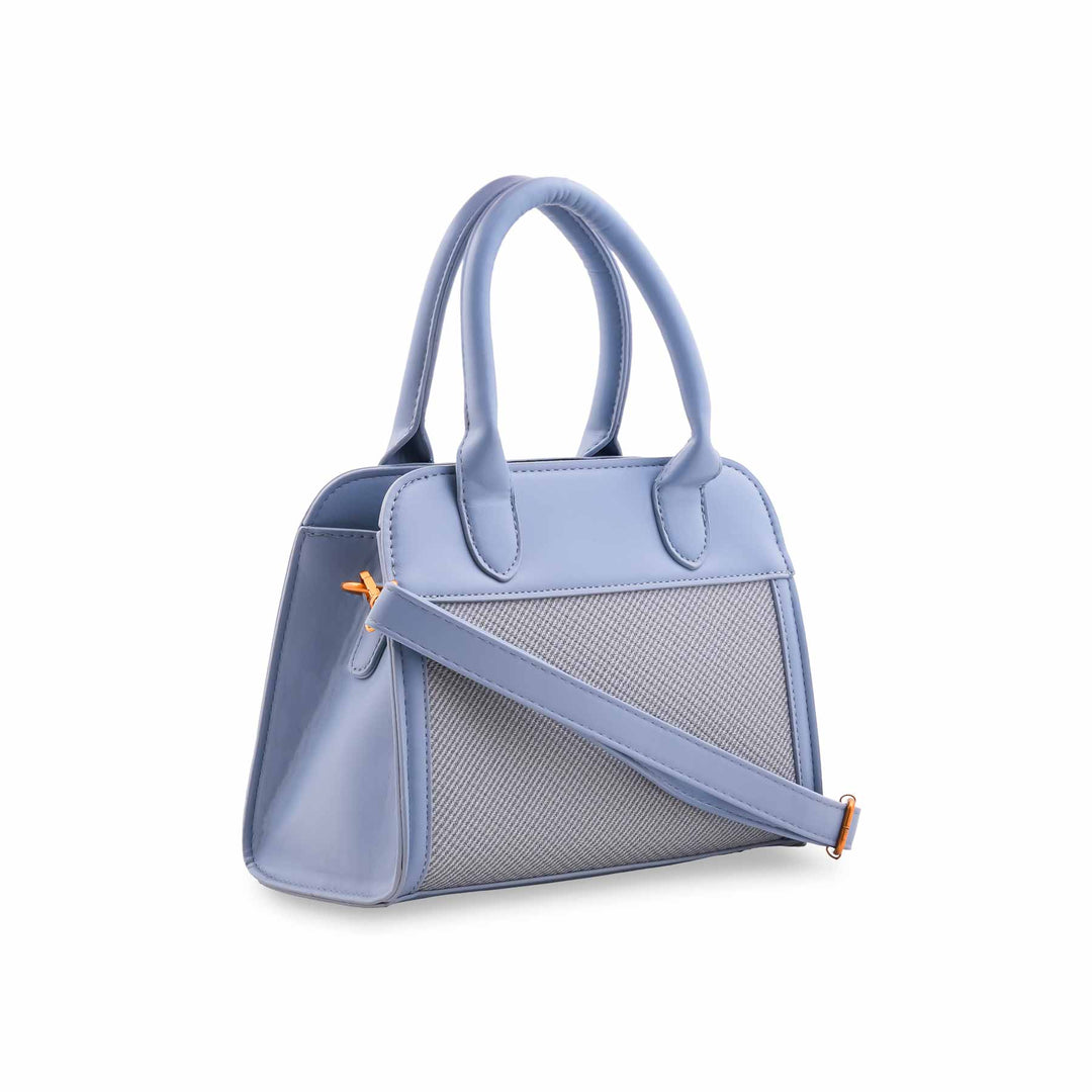 Sky Blue Formal Hand Bag For Ladies P36511