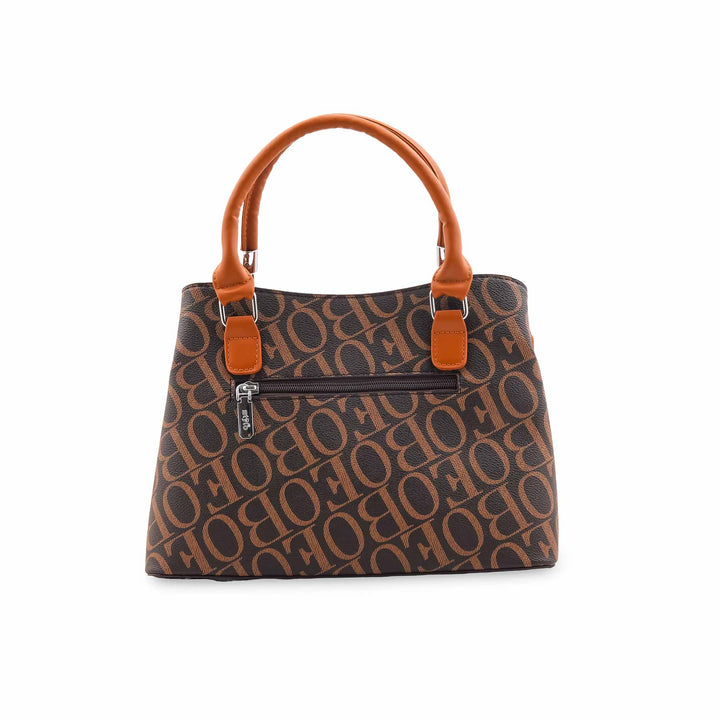 Brown Formal Hand Bag For Ladies P36532