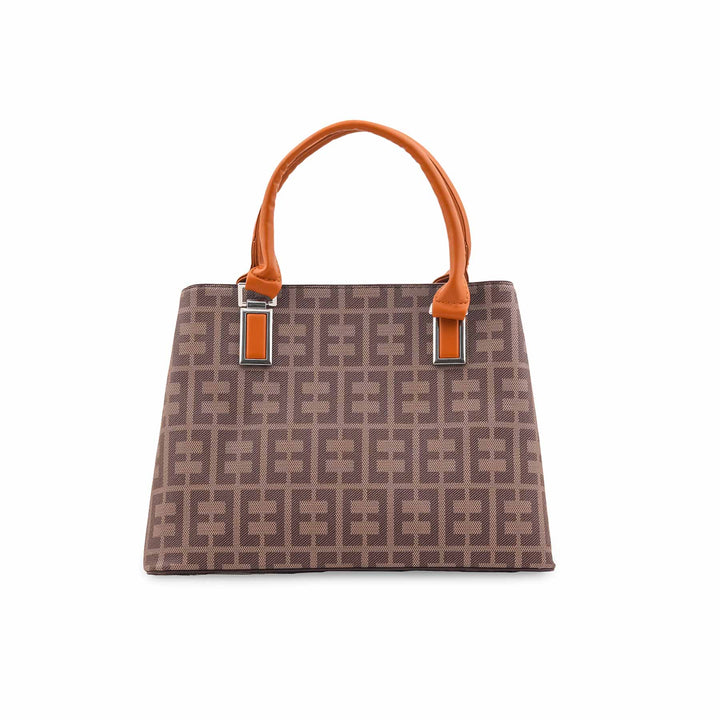 Beige Formal Hand Bag For Women P36533