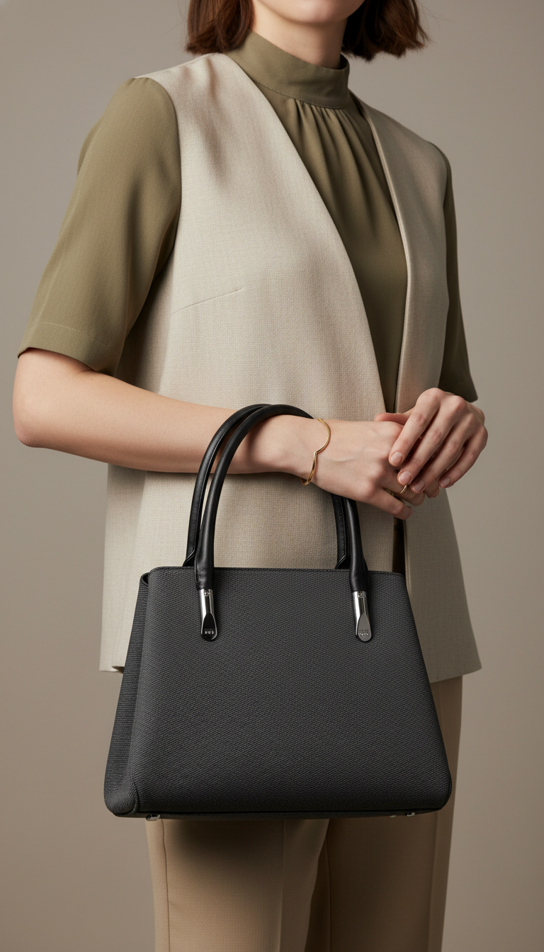 Black Formal Hand Bag For Women P36534