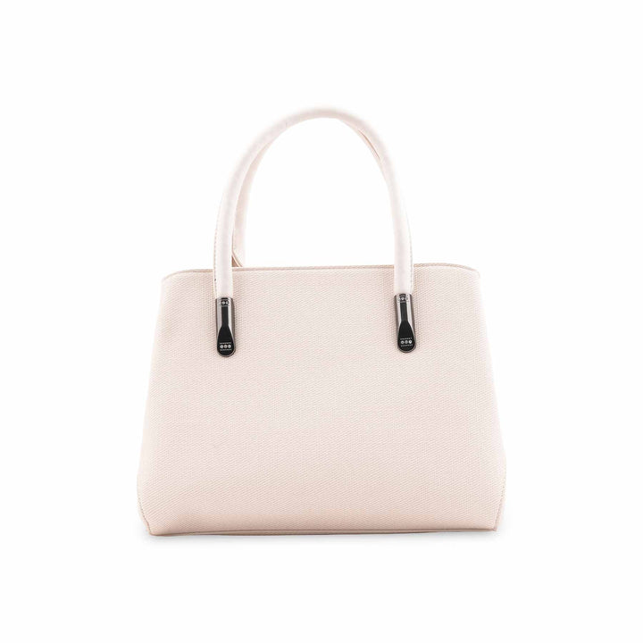 White Formal Hand Bag For Women P36534