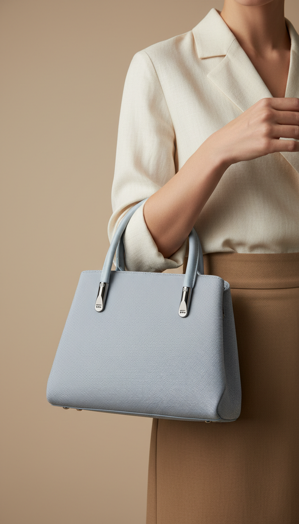 Blue Formal Hand Bag For Ladies P36534