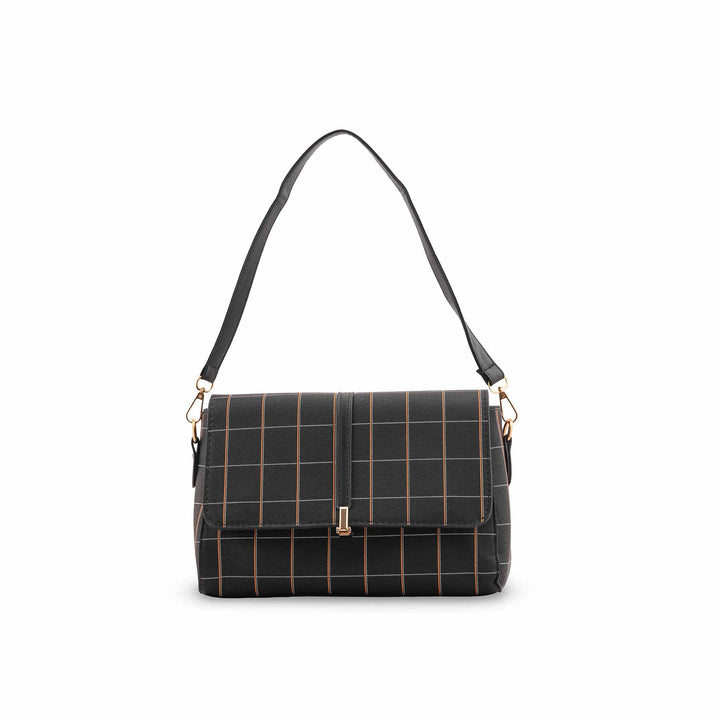 Black Formal Shoulder Bag For Ladies P36541