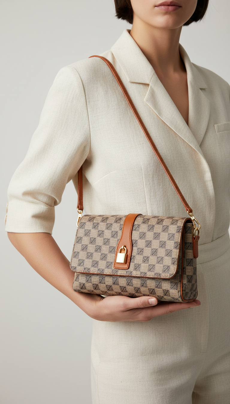 Fawn Formal Shoulder Bag For Ladies P36542