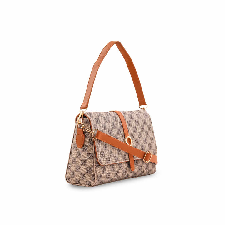 Fawn Formal Shoulder Bag For Ladies P36544
