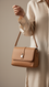 Beige Formal Shoulder Bag For Ladies P36545