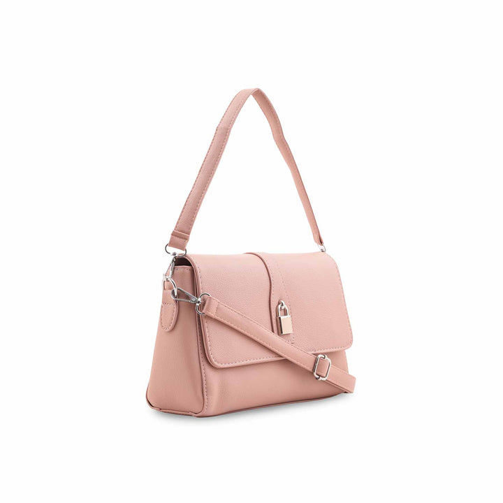 Pink Formal Shoulder Bag For Ladies P36545