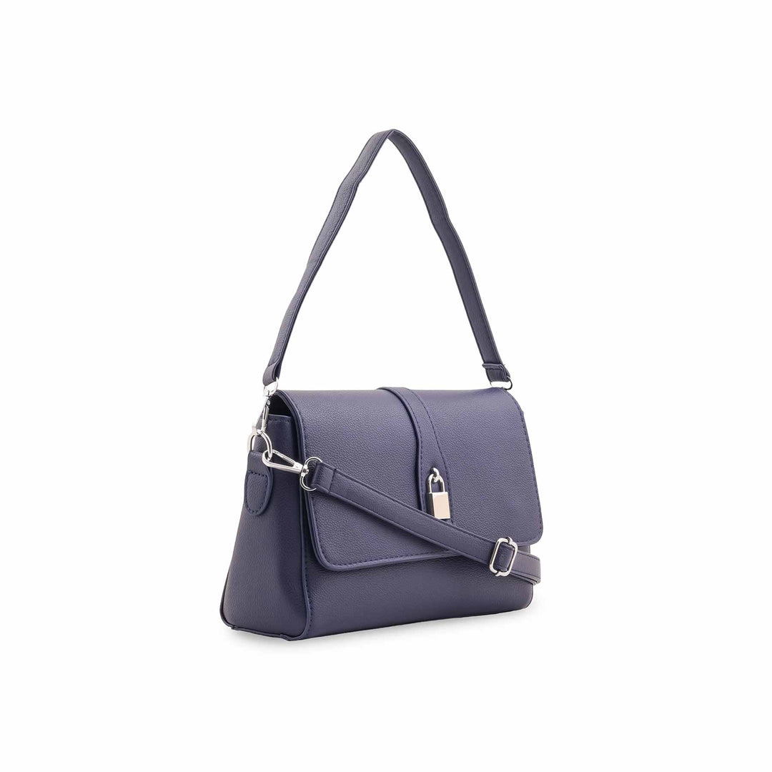 Navy Formal Shoulder Bag For Ladies P36545