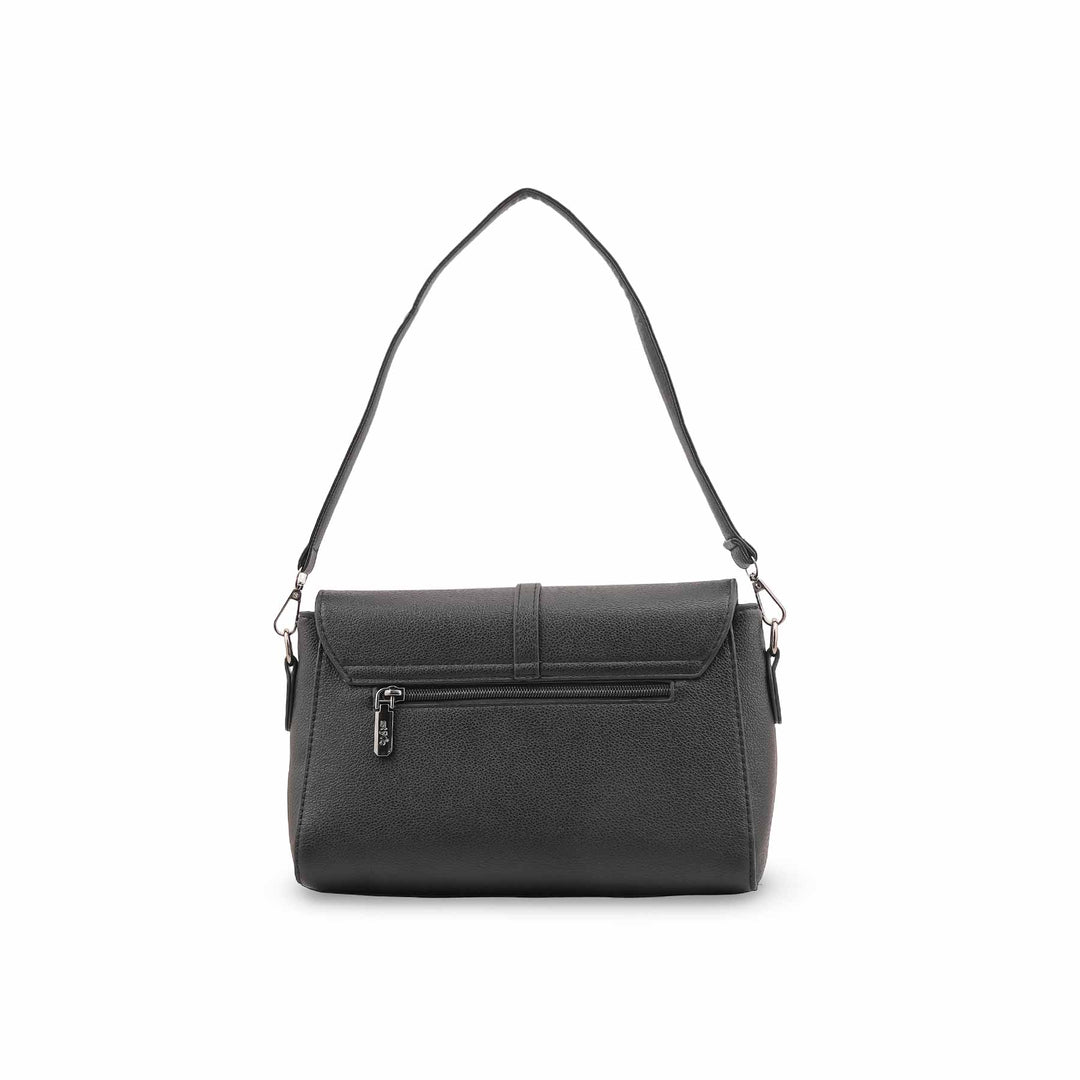 Black Formal Shoulder Bag For Ladies P36546