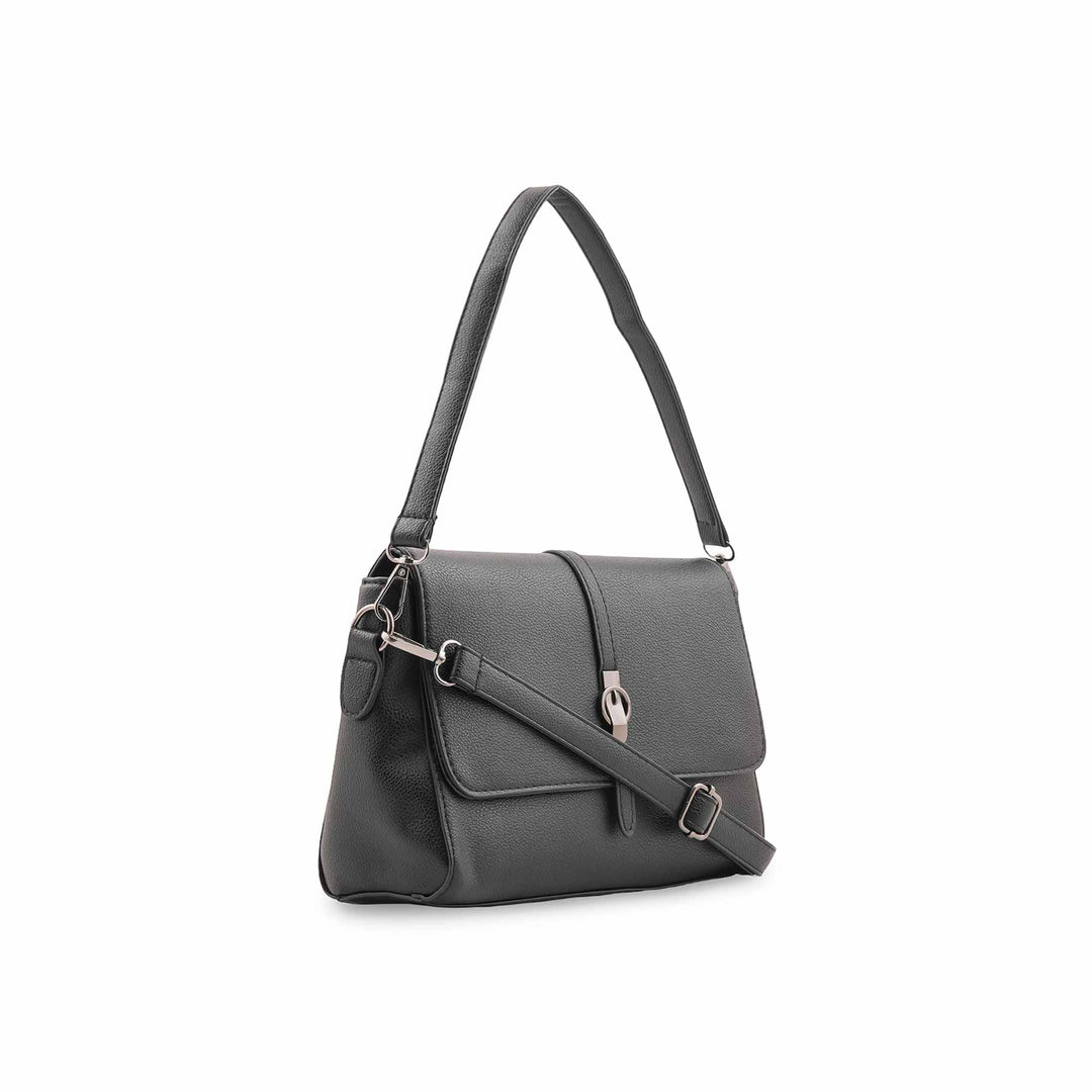 Black Formal Shoulder Bag For Ladies P36546