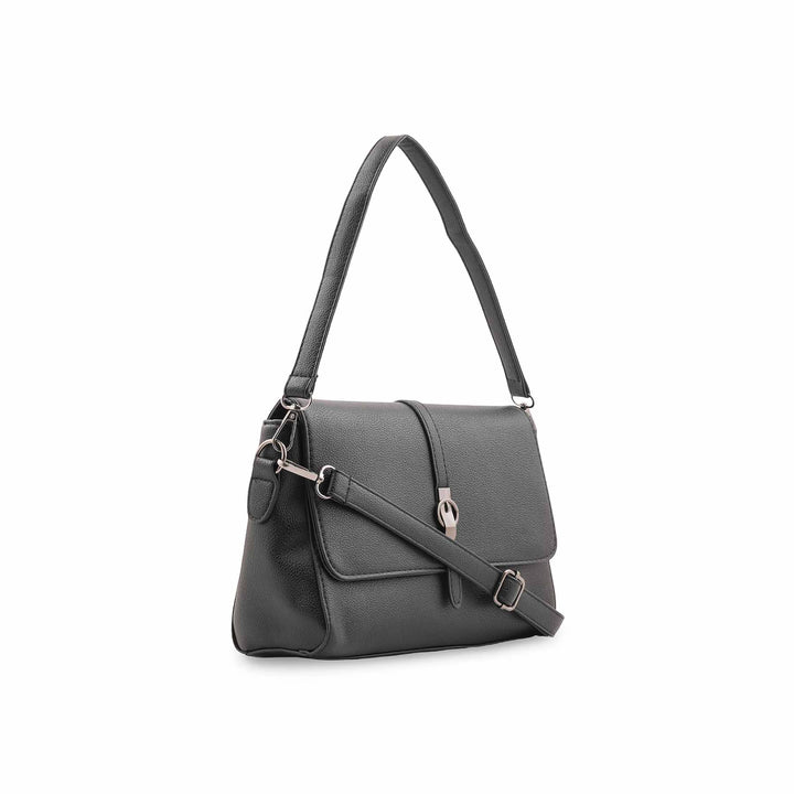 Black Formal Shoulder Bag For Ladies P36546