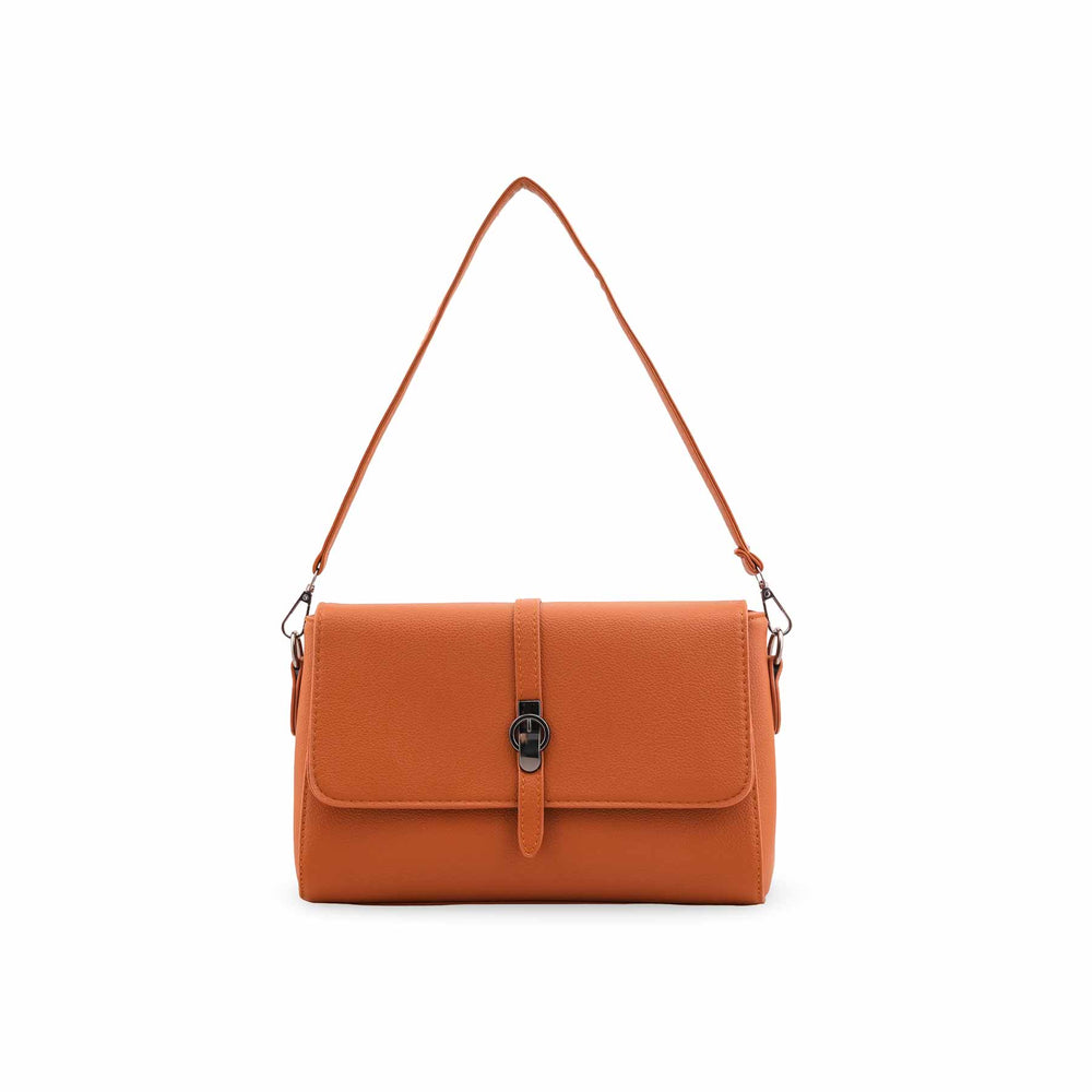 Mustard Formal Shoulder Bag For Ladies P36546