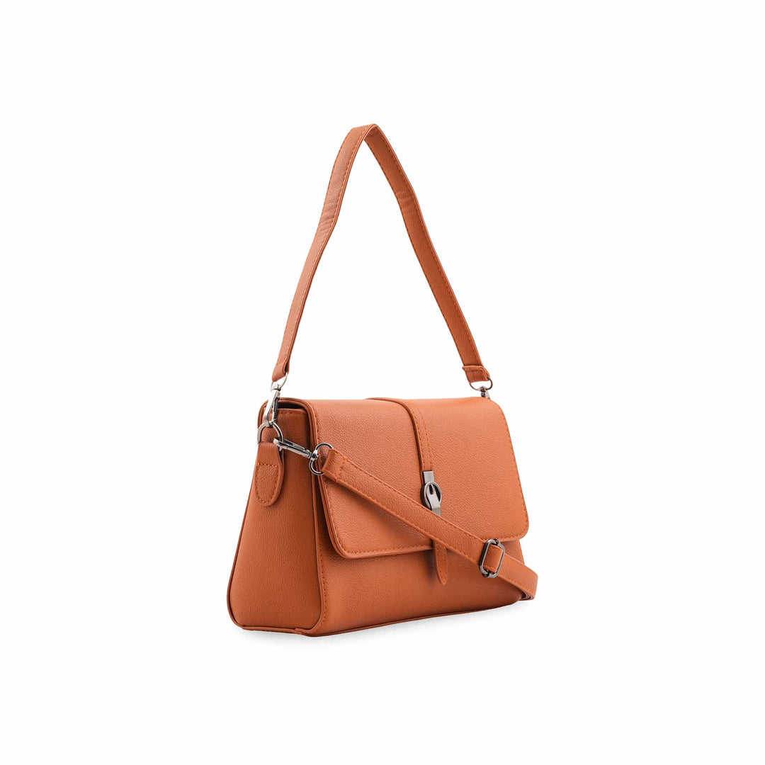 Mustard Formal Shoulder Bag For Ladies P36546