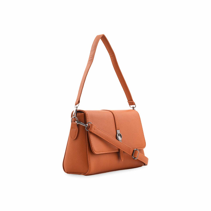 Mustard Formal Shoulder Bag For Ladies P36546
