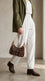 Beige Formal Shoulder Bag For Ladies P36547