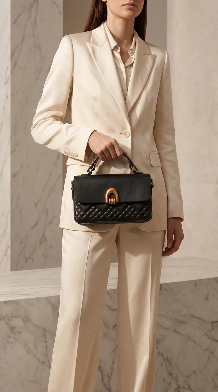 Black Formal Shoulder Bag For Ladies P36548