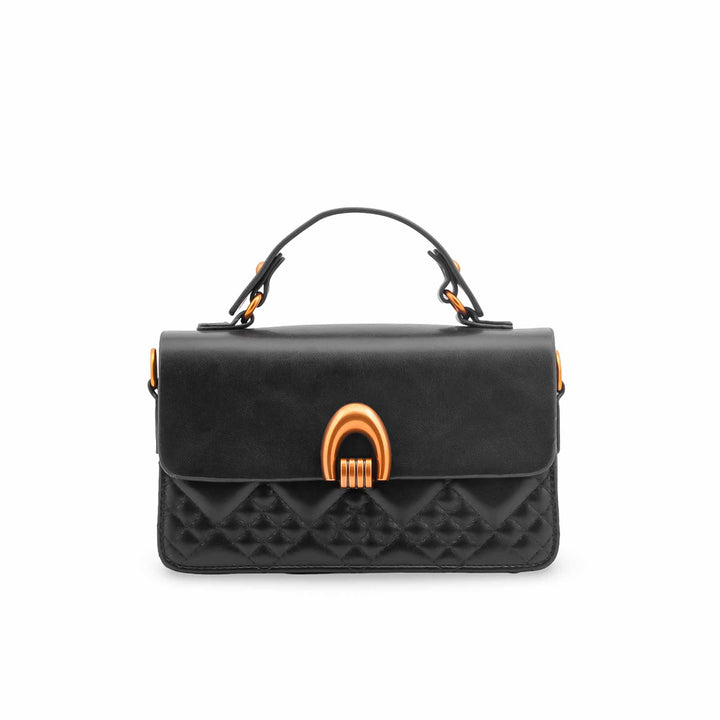 Black Formal Shoulder Bag For Ladies P36548