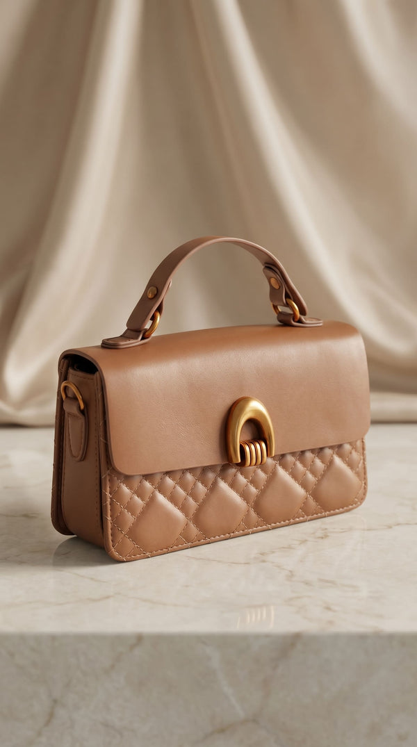 Brown Formal Shoulder Bag For Women P36548