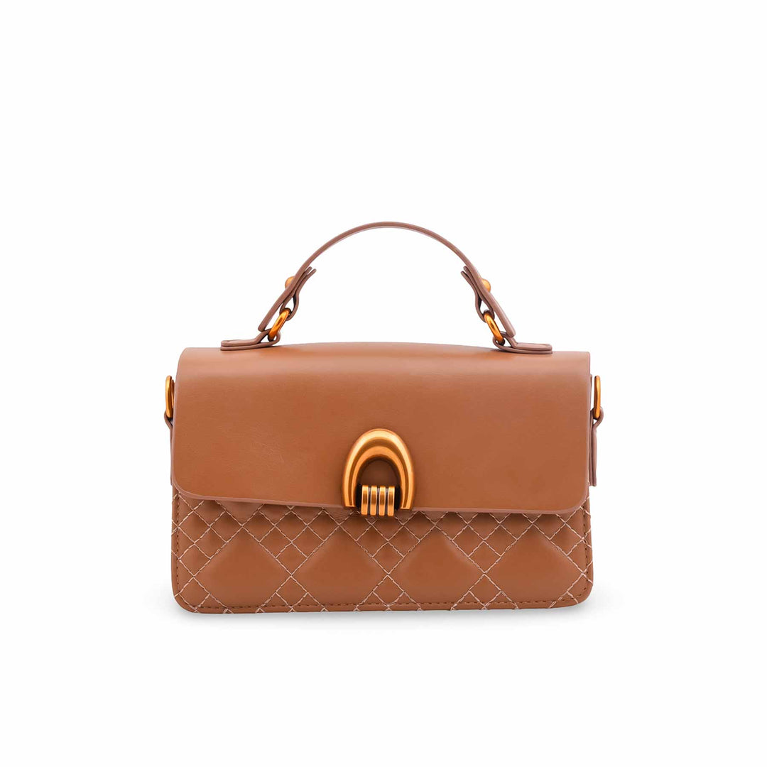 Brown Formal Shoulder Bag For Women P36548
