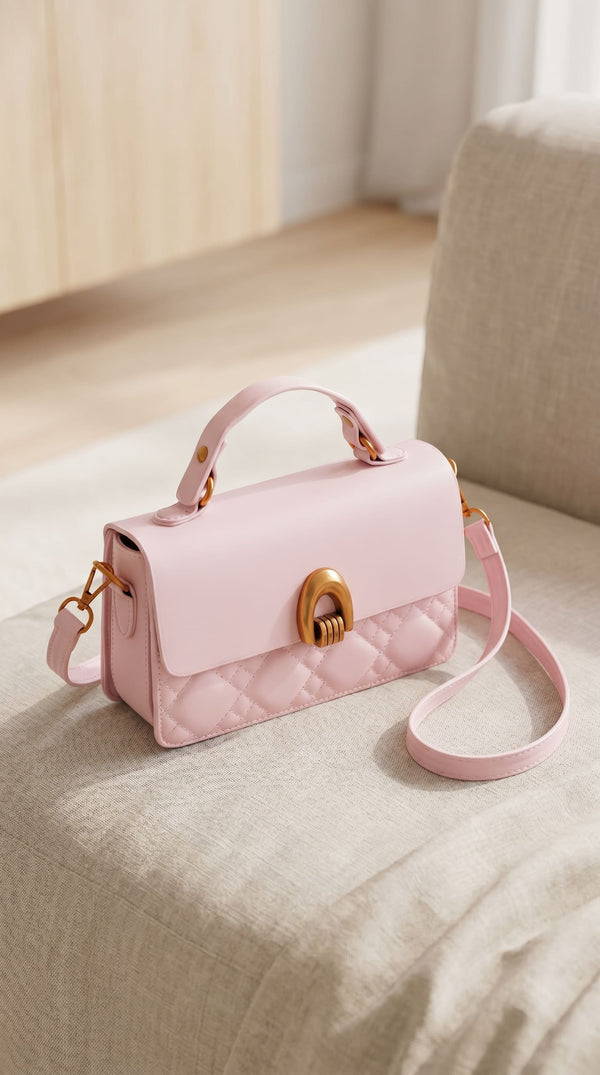 Pink Formal Shoulder Bag For Women P36548