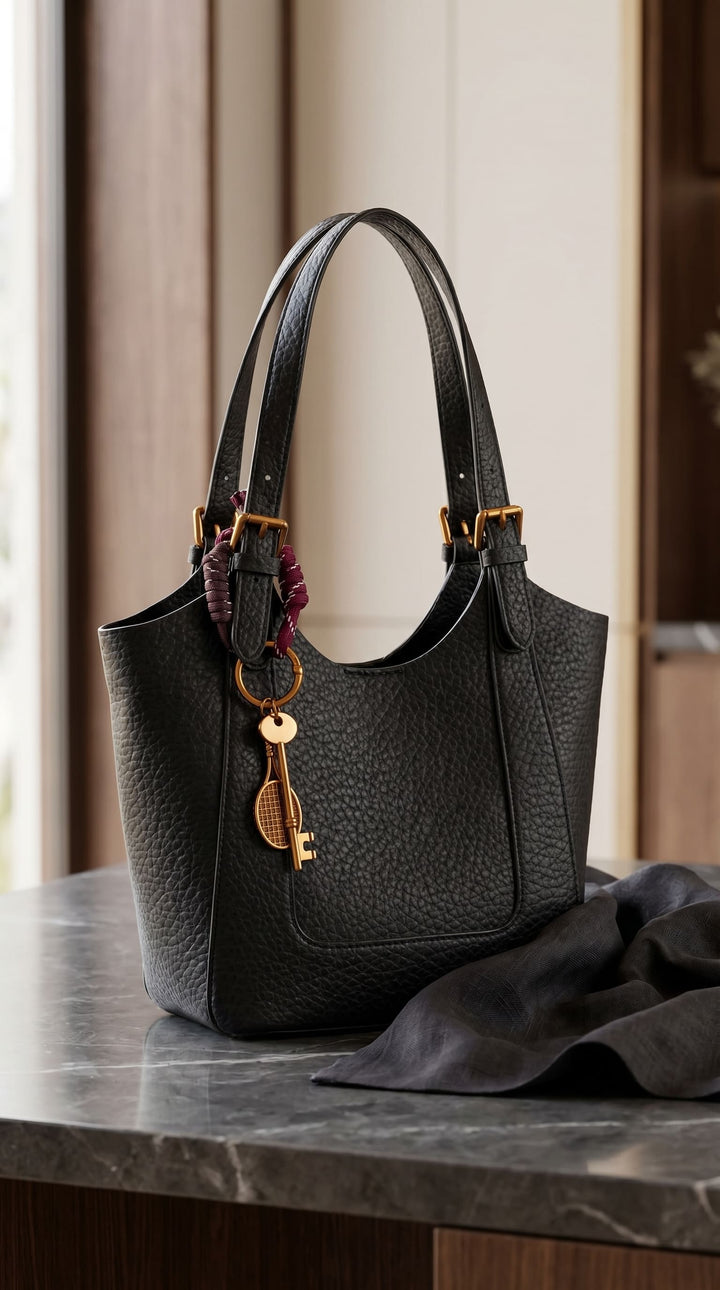 Black Formal Shoulder Bag For Women P36550