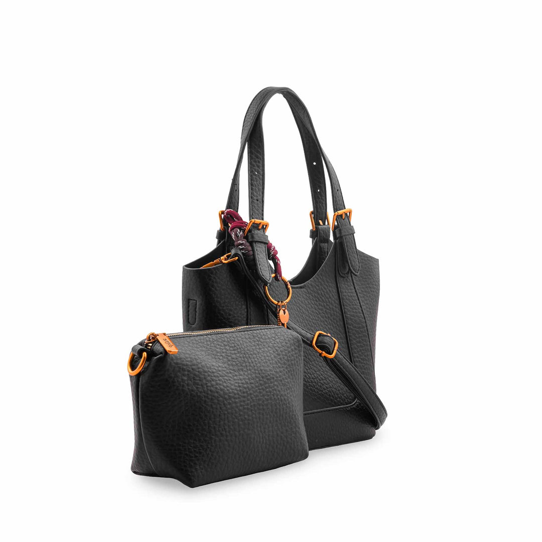 Black Formal Shoulder Bag For Women P36550