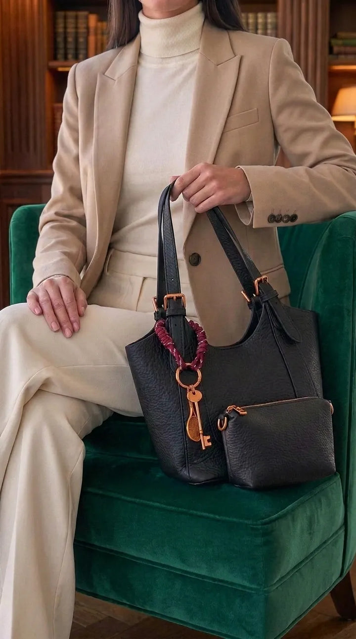 Black Formal Shoulder Bag For Women P36550