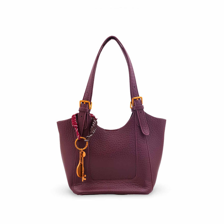 Maroon Formal Shoulder Bag For Women P36550