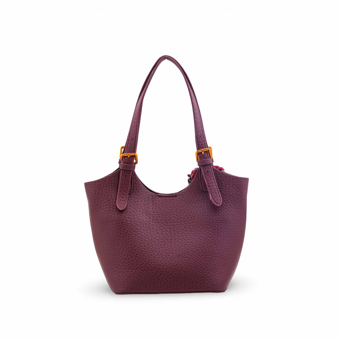 Maroon Formal Shoulder Bag For Women P36550