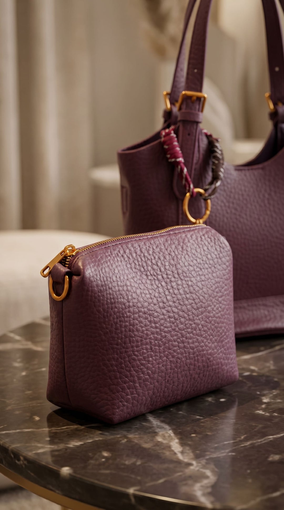 Maroon Formal Shoulder Bag For Women P36550