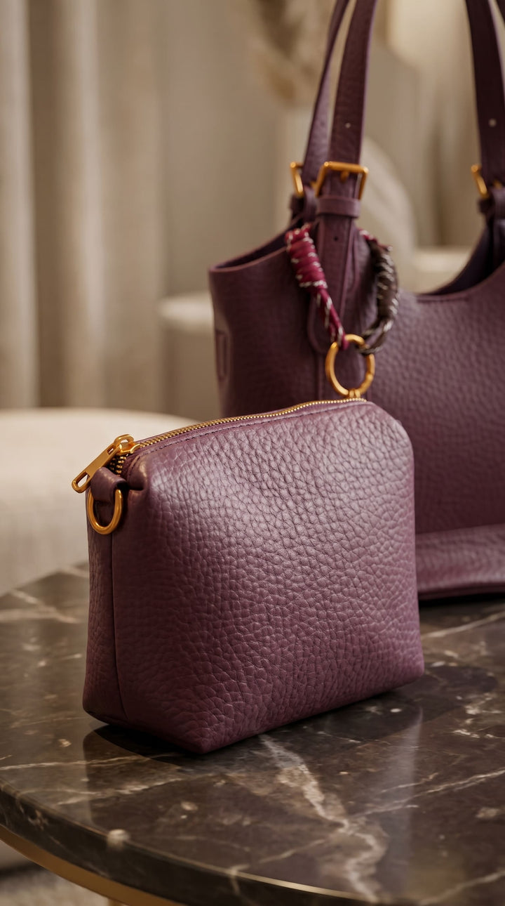 Maroon Formal Shoulder Bag For Women P36550