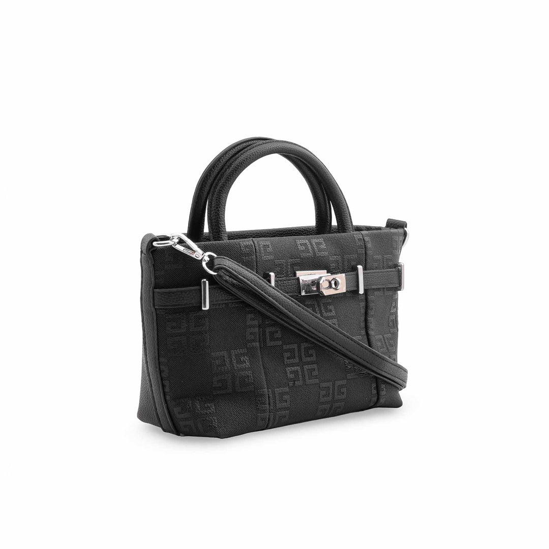 Black Formal Shoulder Bag For Women P36551
