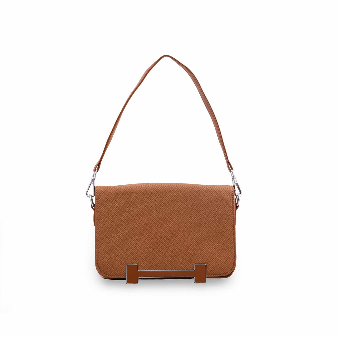 Brown Formal Shoulder Bag For Women P36552