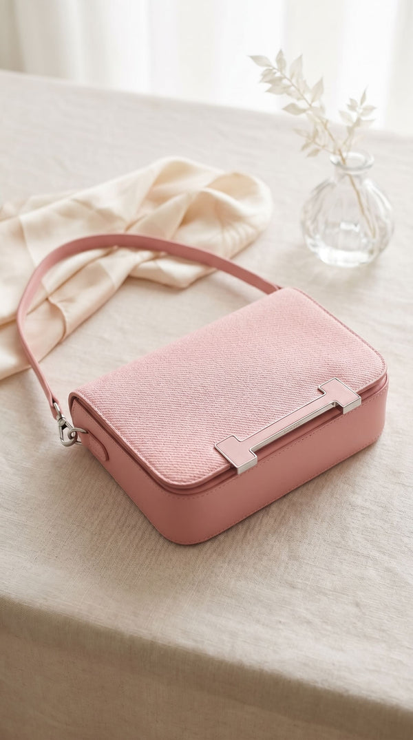 Pink Formal Shoulder Bag For Ladies P36552