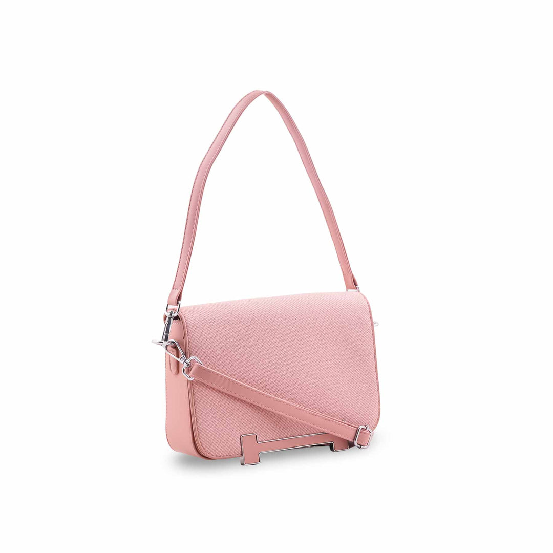 Pink Formal Shoulder Bag For Ladies P36552