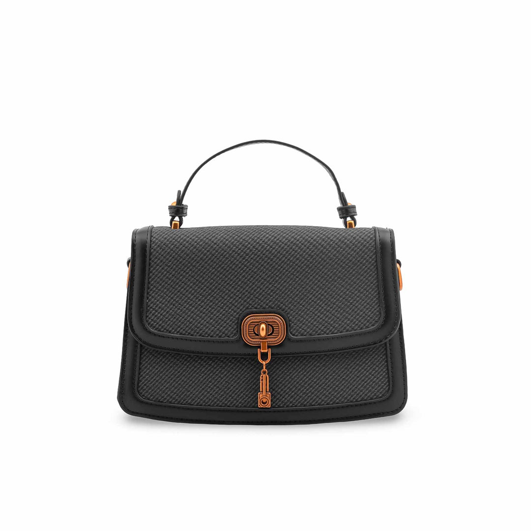 Black Formal Shoulder Bag For Ladies P36553