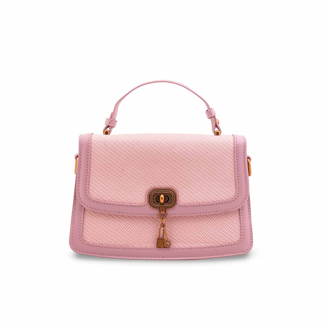 Pink Formal Shoulder Bag For Ladies P36553