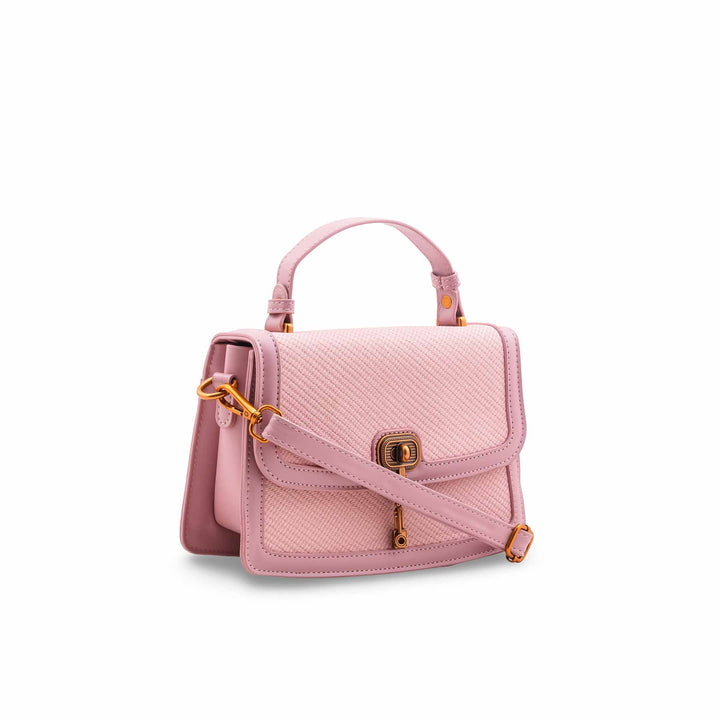 Pink Formal Shoulder Bag For Ladies P36553