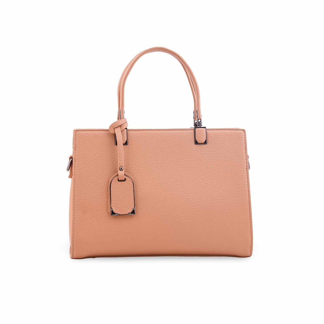 Beige Formal Hand Bag For Women P36554