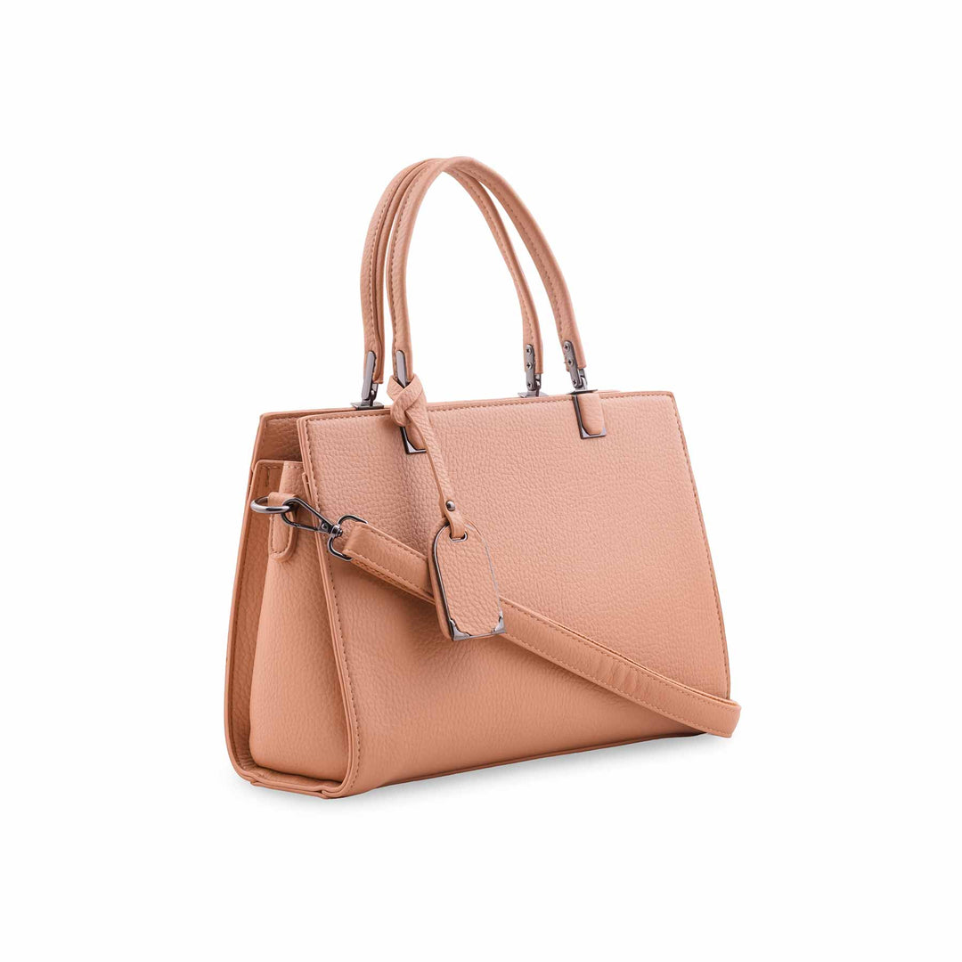 Beige Formal Hand Bag For Women P36554