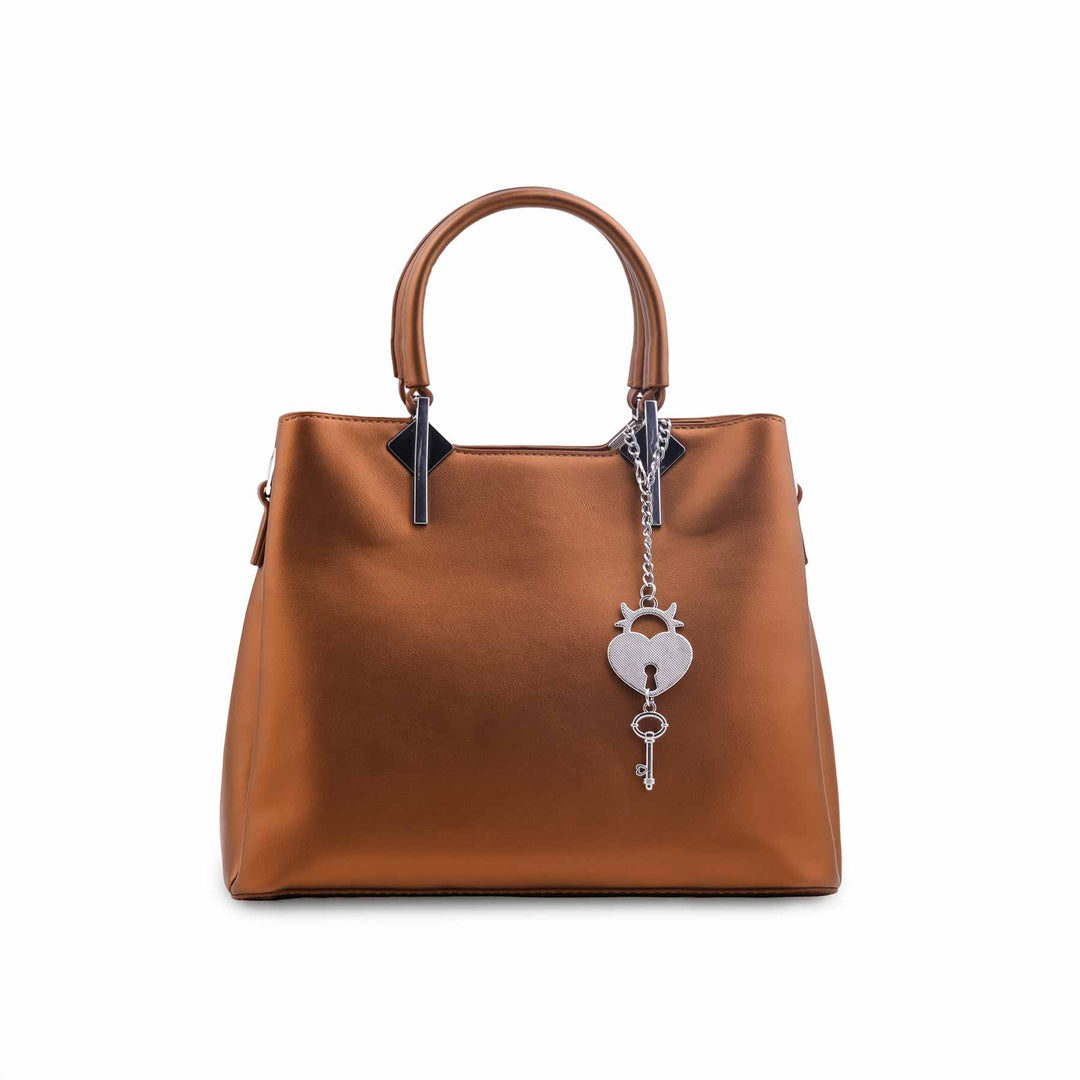 Copper Formal Hand Bag For Women P36556