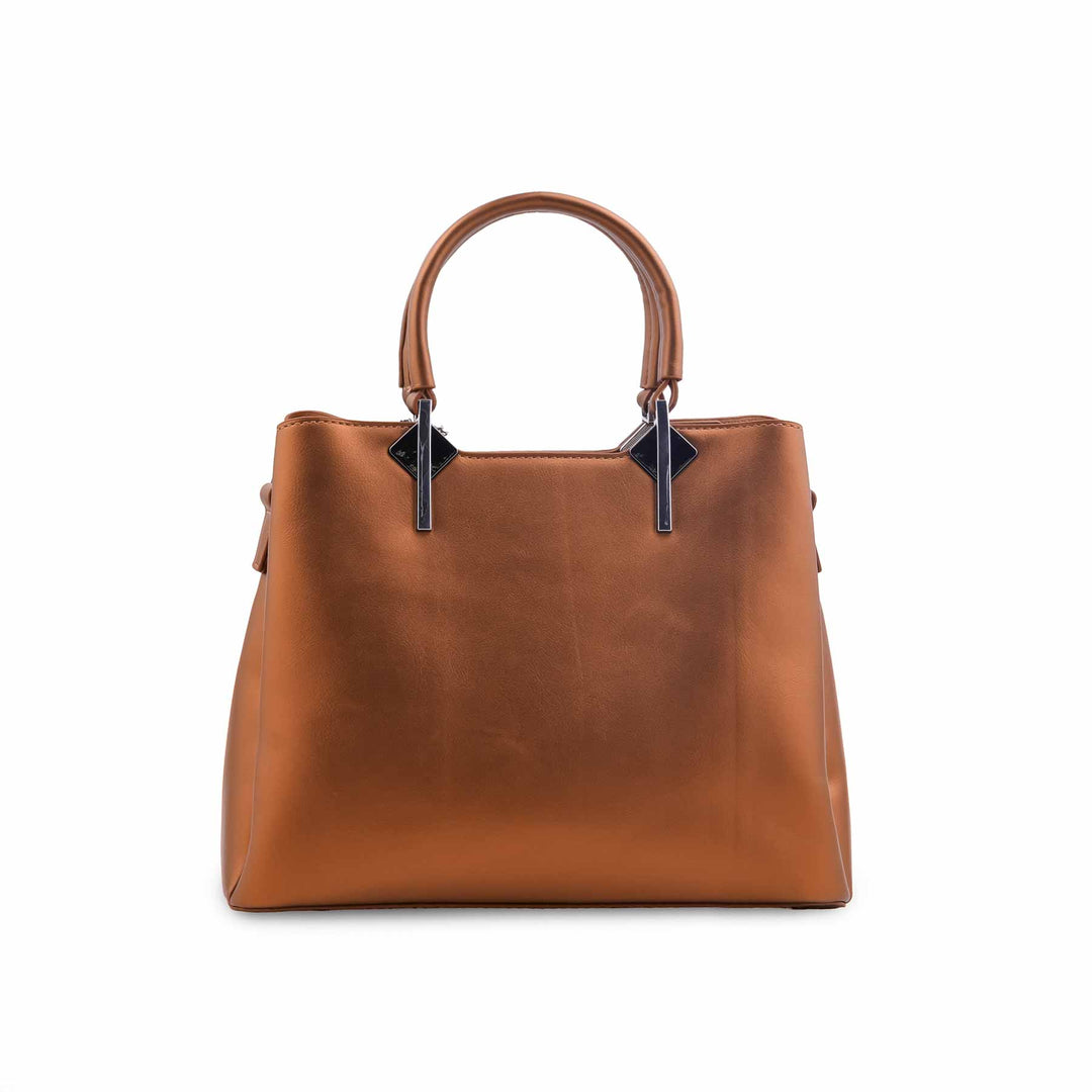 Copper Formal Hand Bag For Women P36556