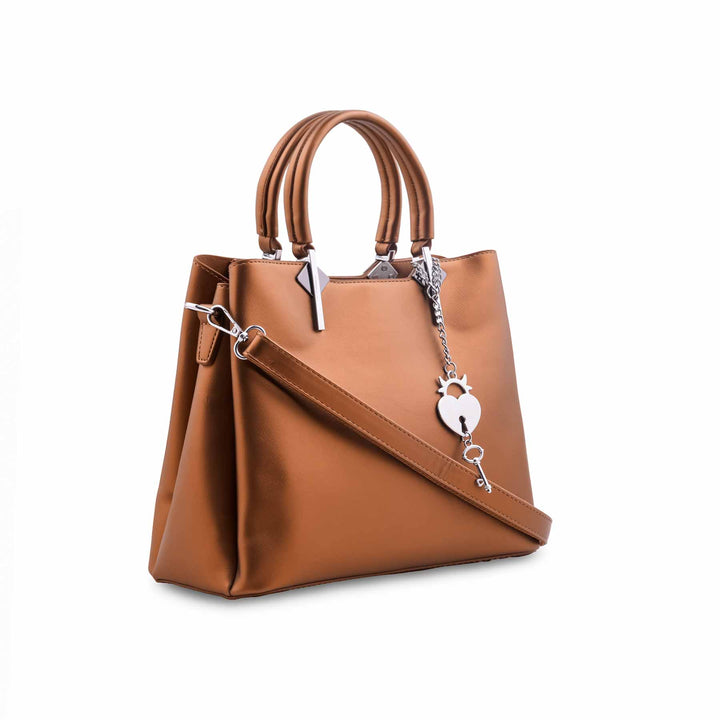 Copper Formal Hand Bag For Women P36556